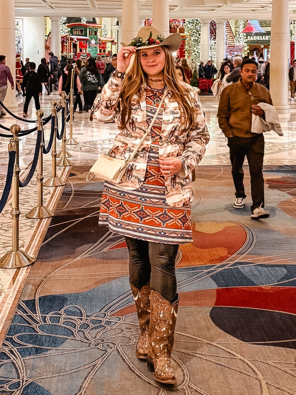 Rock & Roll Cowgirl Aztec Dress